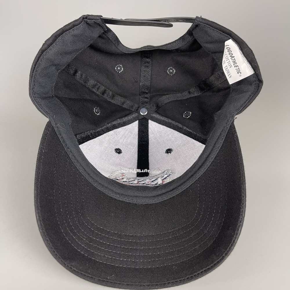 Vintage Super‎ Bowl XXXVI Hat 2002 New Orleans LogoAthletic Snapback Black Cap - Picture 6 of 6